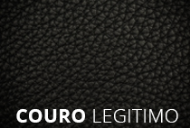 COURÍSSIMO DA BORDA: Couro Legítimo Preto (Bovino)